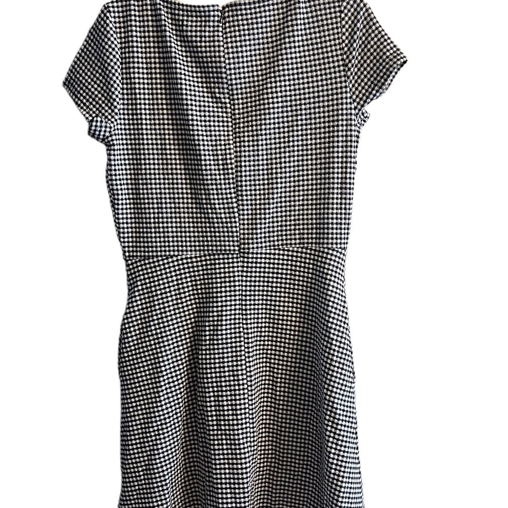 Women’s Gap Classic Black and White Checkered Dress NWT Size: 12 Tall - Picture 2 of 4
